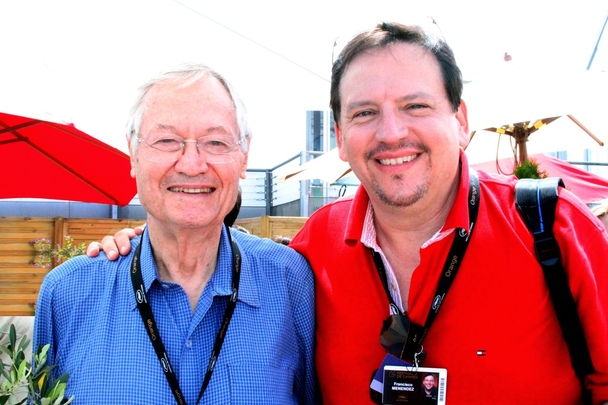 Roger Corman and Francisco Menendez Cannes 2011 copy